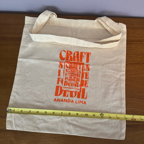 One (1) Cotton Tote Bag - Picture 1 of 2